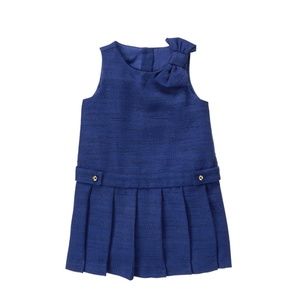 Janie and Jack Royal Blue Bouclé Dress